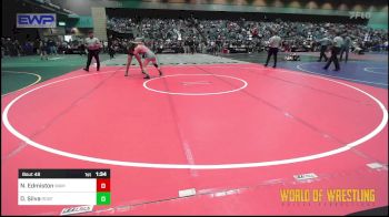 118 lbs Semifinal - Naudia Edmiston, West Albany Mat Club vs Devin Silva, Rough Rider Wrestling Club