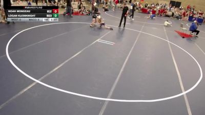 Elementary - 80 lbs Logan Kleinknight, Waconia vs Noah Mongeau, Westfield