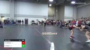 125 lbs Quarterfinal - Haille Holmes, Lehi vs Samara Ward, Bear River