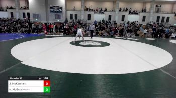 120 lbs Round Of 16 - James McKenna, Silver Lake vs Hugh McGourty, Hingham