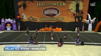 Valley All-Stars - Starlites [2025 L1.1 Tiny - PREP - D2 Day 1] 2025 Cheer Power San Antonio Halloween Challenge
