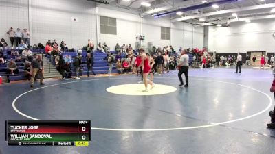 152 lbs Cons. Round 4 - Tucker Jobe, St Francis vs William Sandoval, Orchard Park