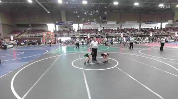 57 lbs Quarterfinal - Cristino Ortiz, Hoehne vs Austin Brewer, Woodland Park Jr WC