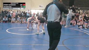 100 lbs Rr Rnd 1 - Sydney Daxberger, NewWhale Pink - Girls vs Jayleigh Rex, Lady Assassins - Girls