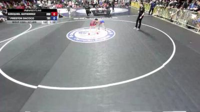 67 lbs Quarters - Ezequiel Gutierrez, Red Wave Wrestling vs Preston Dacoco, Tracy Wrestling Club