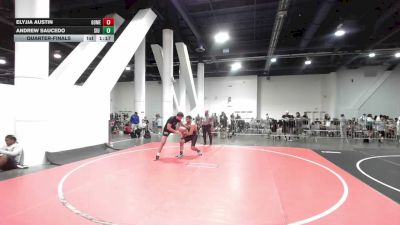 88K (194) + 2.2 = 196.2 MAX kg Quarterfinal - Elyjja Austin, Gomez Brs Gr Ac vs Andrew Saucedo, Siu Wrestling
