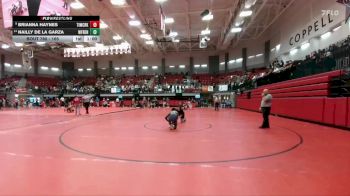 165 lbs Cons. Round 3 - Nailly De La Garza, Wolfforth Frenship vs Brianna Haynes, Keller Timber Creek