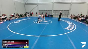 106 lbs Placement Matches (8 Team) - Sadie Rhoades, Utah vs Danielle Holt, Idaho