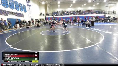 132 lbs Champ. Round 1 - James Jackson, Gonzaga Prep vs Aidan Weaver, Pocatello