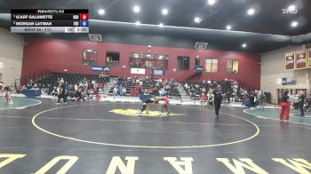 117 lbs Quarterfinal - Icart Galumette, Delaware State vs Morgan Layman, Frostburg State