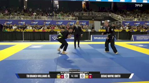 Tri Branch Williams Jr. vs Derac Wayne Smith 2026 Pan Kids Jiu-Jitsu IBJJF Championship