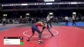 130 lbs Consi Of 8 #2 - Julian Solis, Reign WC vs Wyatt Bartel, Durango WC