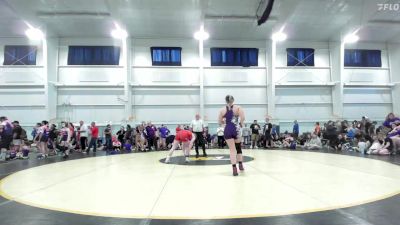 150 lbs Round Robin 2 - Katy Cesario, Backyard Barbies Purple vs Violette Lasure, PA West-Girls