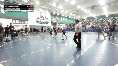 150 lbs Champ. Round 1 - Jeremiah Flores, Victor Valley vs Colton McEnroe, West Torrance