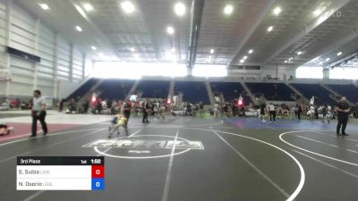 58 kg 3rd Place - Samuel Subia, Legends Of Gold LV vs Noah Osorio, Legends Of Gold LV