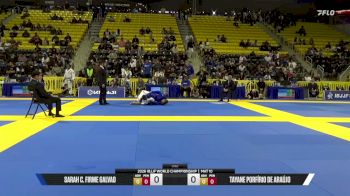 Tayane Porfírio De Araújo vs Sarah Galvao 2026 World Jiu-Jitsu IBJJF Championship