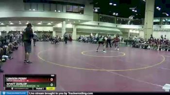 195 lbs Round 5 (10 Team) - Wyatt Dunlop, North Dakota Border Brawlers vs Lawson Perry, Eagles Wrestling C2