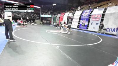 126 Class 4 lbs Cons. Round 2 - Mitchel Baker, Jackson vs Calum Brown, Lafayette (Wildwood)