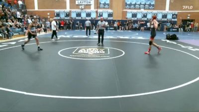 138 lbs Champ. Round 2 - Curg Siddoway, Uintah vs Kade Nordmann, Fremont