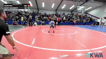 58 lbs Consolation - Caleb Hall, Newkirk Takedown Club vs Monty Daugherty, Victory Youth Wrestling