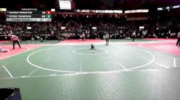 65 lbs Champ. Round 1 - Ryker Thompson, WSW1 vs Jaxson Singleton, DONA