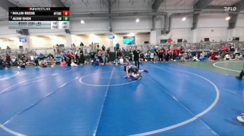 80 lbs Round 1 - Rollin Reese, West Texas Grapplers Wrestling Club vs Alvin Shen, NTX Wrestling