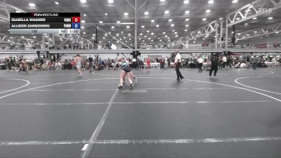 135 lbs Round 1 (6 Team) - Isabella Wagner, Venom Girls WC vs Allison Zarnowski, PA West White