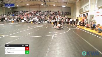 52 lbs Semifinal - Kaiden Candy, Sperry Wrestling Club vs Tyce Bush, Skiatook Youth Wrestling