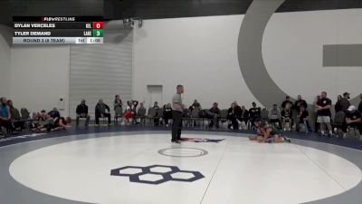 85 lbs Round 3 (6 Team) - Tyler Demand, Lake Wrestling Club vs Dylan Verceles, Killer Elite