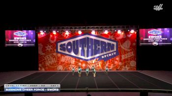 Bannons Cheer Force - Ewoks [2026 L1.1 Tiny - PREP - D2 Day 1] 2026 Southern Nationals by Cheer Power