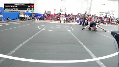 155 lbs Semifinal - Corbin Davis, Lions Wrestling Academy vs Braylon Hey, Standfast