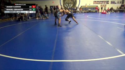 215 lbs Cons. Round 2 - Jagger Clemons, Center Point-Urbana vs Manuel Cervantes, South Tama County