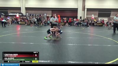 44 lbs Round 1 - Cristian Reed, Spatola Wrestling vs Kai Burns, Contenders Wrestling Academy