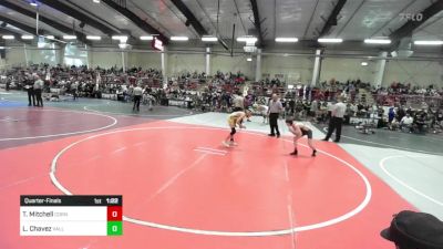 74 lbs Quarterfinal - Ty Mitchell, Cornerstone Wrestling Club vs Lucas Chavez, Valley Bad Boys