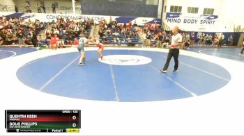 125 lbs Champ. Round 1 - Quentin Keen, Wabash vs Doug Phillips, UW-Whitewater