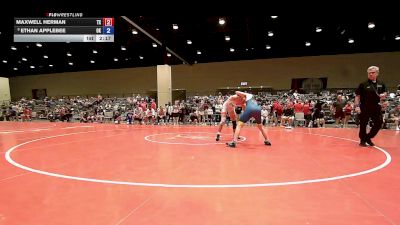 165 lbs Cons. Round 3 - Maxwell Herman, TX vs Ethan Applebee, OK