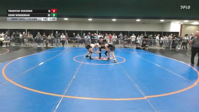 113 lbs Round Of 64 - Traevon Ducking, IN vs John Winseman, NY