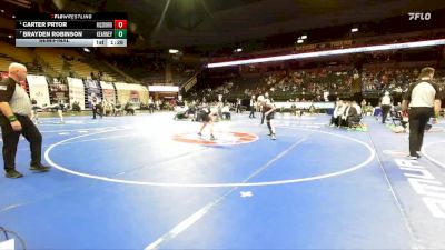 106 Class 3 lbs Semifinal - Carter Pryor, Hillsboro vs Brayden Robinson, Kearney