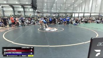 130 lbs Quarterfinal - Gillian O`Neal, WA vs Raeanna Halvorson, CA