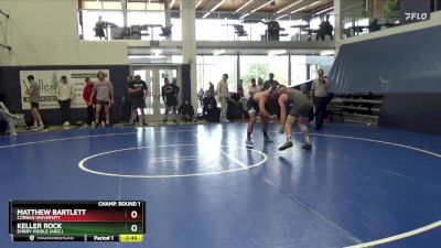 165 lbs Champ. Round 1 - Keller Rock, Embry-Riddle (Ariz.) vs Matthew Bartlett, Corban University