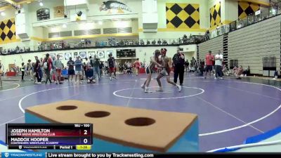 100 lbs 3rd Place Match - Joseph Hamilton, Center Grove Wrestling Club vs Maddox Hooper, Contenders Wrestling Academy