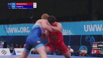 130 kg 1/8 Final - Seyran Kirakosyan, Armenia vs Ali Iliasov, Russia