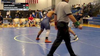 285 lbs Cross Bracket (8 Team) - Muaweyah El-Hindi, Onondaga CC vs Avant Jackson, Northland CC