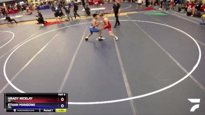 144 lbs Quarterfinal - Grady Nicklay, WI vs Ethan Mangowi, MN