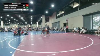 144 lbs Cons. Round 4 - Harley Briscoe, Showtime vs Isaiah Thephavong, Blackman High School Wrestling