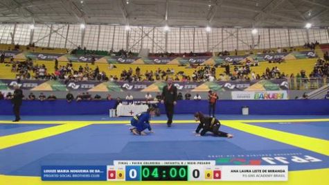 ANA LAURA LEITE DE MIRAND vs LOUIZE MARIA NOGUEIRA DE BARROS 2026 FPJJ Circuito Paulista GI Etapa 3