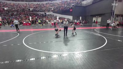 81 lbs Cons. Round 2 - Gunnar Roffers, Aviators Wrestling vs Gabe Strickland, Cumberland