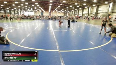 80 lbs Rd# 8- 12:30pm Saturday Final Pool - Miles Kincaid, Nauman Green vs Remington Salas, Mile High