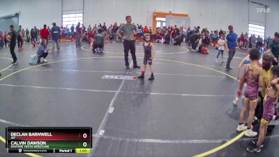 50 lbs Semifinal - Calvin Dawson, Eastside Youth Wrestling vs Declan Barnwell, JET