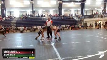75 lbs Finals (8 Team) - Isaiah Stout, Takedown Elite vs Jaxon Hughes, Backyard Brawlers Red